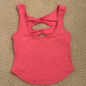 Hot pink Free People Movement athletic tank top
